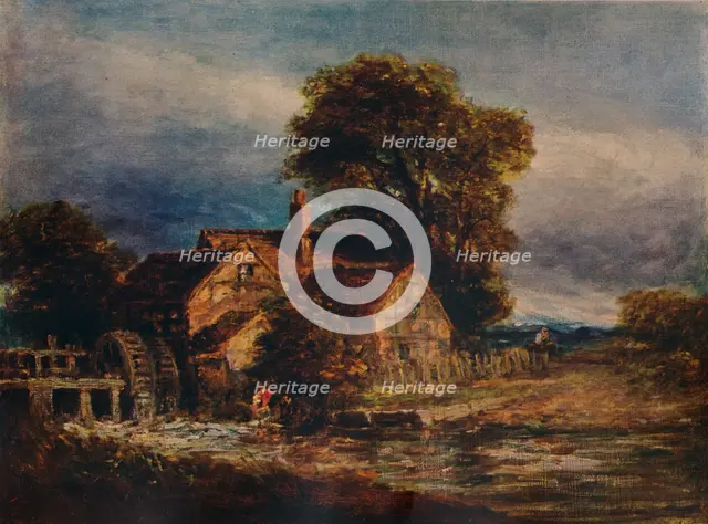 'The Water Wheel', c1839. Artist: David Cox the elder.