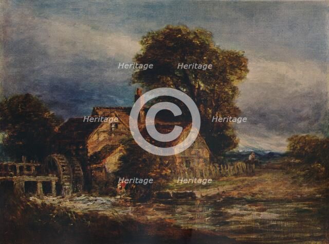 'The Water Wheel', c1839. Artist: David Cox the elder.