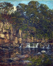 The waterfall, 1896. Creator: Philip Wilson Steer