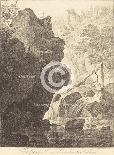 The Waterfall (Wasserfall im Werdenfelsischen), 1805. Creator: Max Josef Wagenbauer.
