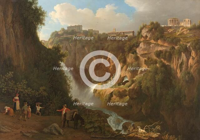 The Waterfall at Tivoli, 1824. Creator: Abraham Teerlink.
