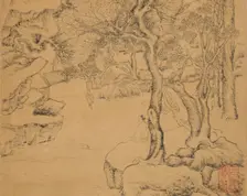 The Waterfall, dated 1559. Creator: Ju Jie