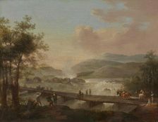The Waterfall Honefossen, probably 1797. Creator: Christian August Lorentzen