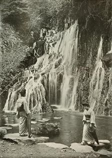 The Waterfall of Falling Jewels at Yumoto 1910. Creator: Herbert Ponting