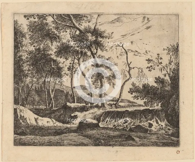 The Waterfall: pl.6. Creators: Roelant Roghman, Melchior Küsel.