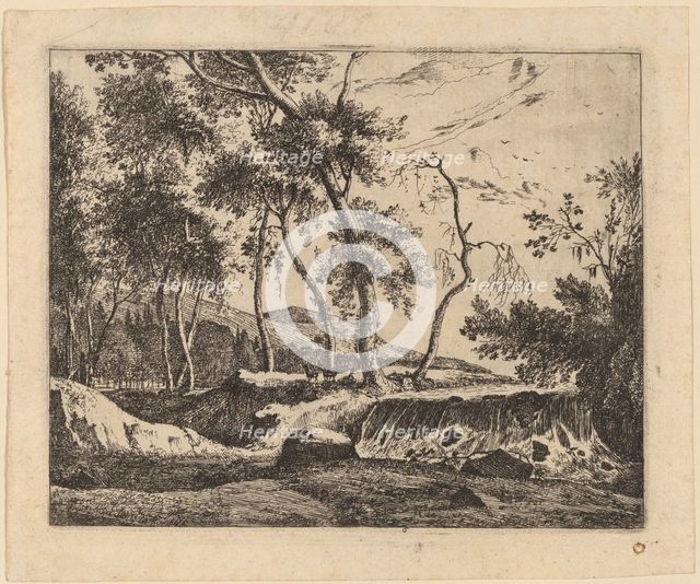 The Waterfall: pl.6. Creators: Roelant Roghman, Melchior Küsel.
