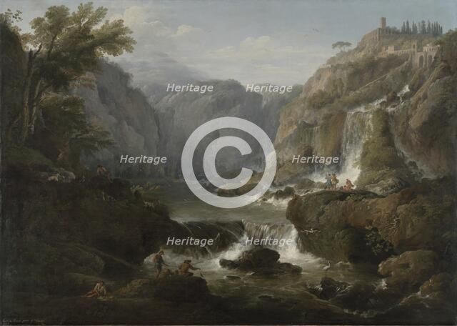 The Waterfalls at Tivoli, 1737. Creator: Claude-Joseph Vernet (French, 1714-1789).