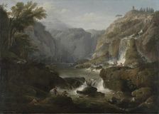 The Waterfalls at Tivoli, 1737. Creator: Claude-Joseph Vernet (French, 1714-1789)