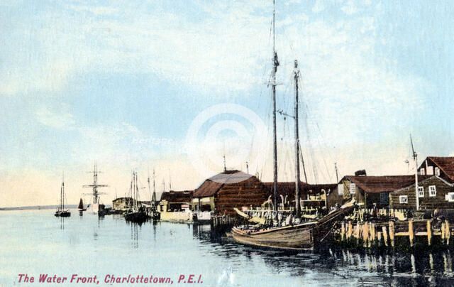 The waterfront, Charlottetown, Prince Edward Island, Canada, c1900s. Artist: Unknown