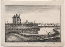 The Waterhouse, 1665. Creator: Wenceslaus Hollar (Bohemian, 1607-1677)