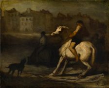 The watering place 1828-1879. Creator: Honore Daumier