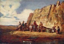 The Watering Place, 1850-1860. Creator: Alexandre Gabriel Descamps