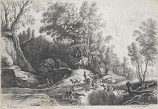 The watering place, c. 1629-40. Creator: Lucas van Uden