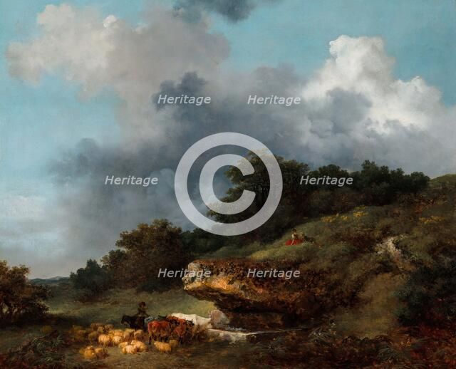 The Watering Place, c1765. Creator: Fragonard, Jean Honoré (1732-1806).