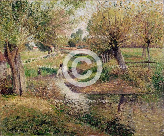 The Watering Place, Éragny, 1895.
