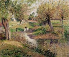 The Watering Place, Éragny, 1895