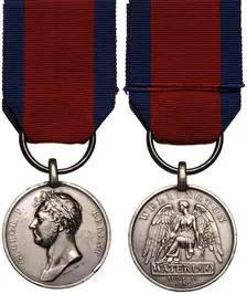 The Waterloo Medal. Artist: Orders, decorations and medals