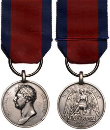 The Waterloo Medal. Artist: Orders, decorations and medals