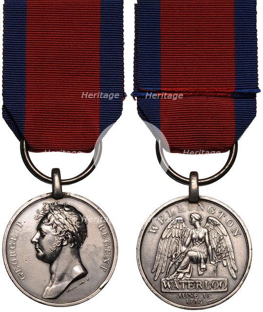 The Waterloo Medal. Artist: Orders, decorations and medals 