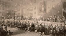 The Waterloo Banquet at Aspley House June 18, 1836 . Creator: Greatbach, William (active 1827-1859)