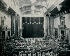 The Waterloo Chamber, Windsor Castle, Fitted as a theatre for the State Plays of 1891 c1891,(1901 Artist: Eyre & Spottiswoode