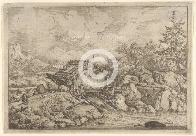 The Watermill, 17th century. Creator: Allart van Everdingen.