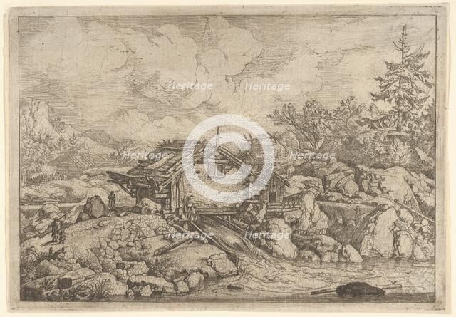 The Watermill, 17th century. Creator: Allart van Everdingen.