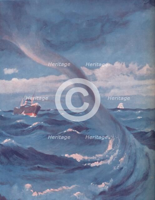 'The Waterspout That Joins Cloud and Sea', 1935. Artist: Unknown.