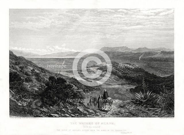 'The Waters of Merom', Palestine, 1887. Artist: W Forrest