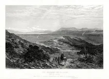The Waters of Merom Palestine, 1887. Artist: W Forrest