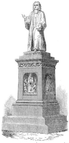 The Watts Memorial Statue at Southampton, 1861. Creator: Unknown