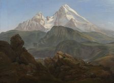 The Watzmann, 1825. Creator: Johan Christian Dahl