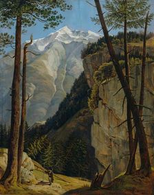 The Watzmann from the Wimbachtal, 1818. Creator: Heinrich Reinhold