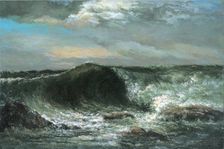 The Wave, 1869. Creator: Gustave Courbet