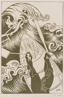 The Wave, 1894. Creator: Henri-Gustave Jossot (French, 1866-1951)