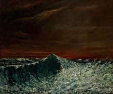 The Wave, c1871-1873. Creator: Courbet, Gustave (1819-1877)