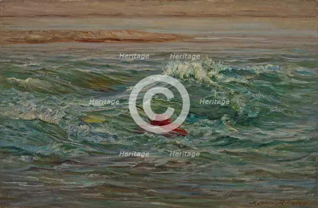 The Wave-Whitewater, Brookville, Indiana (Autumn on Whitewater), c1870-1927. Creator: John Ottis Adams.