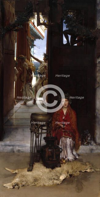 The Way to the Temple, 19 April 1882. Creator: Lawrence Alma-Tadema.