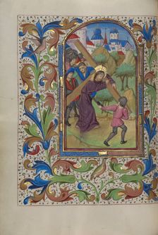 The Way to Calvary; Book of Hours, about 1450-1455. Creator: Master of the Lee Hours