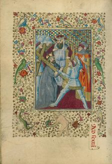 The Way to Calvary; Book of Hours, about 1460. Creator: Unknown