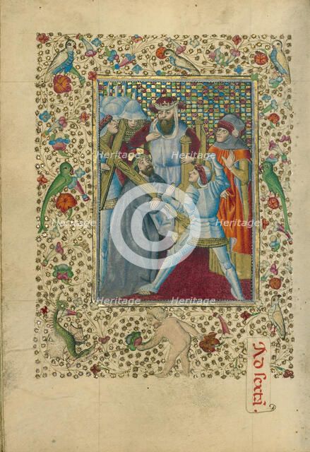 The Way to Calvary; Book of Hours, about 1460. Creator: Unknown.