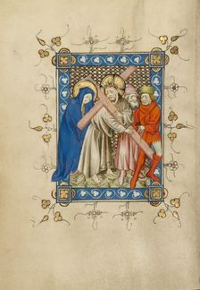 The Way to Calvary; Book of Hours, about 1405-1410. Creator: Masters of Dirc van Delf