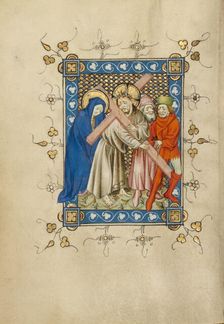 The Way to Calvary; Book of Hours, about 1405-1410. Creator: Masters of Dirc van Delf