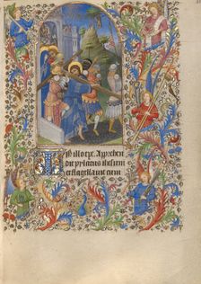 The Way to Calvary; Book of Hours, about 1420. Creator: Spitz Master