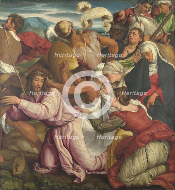 The Way to Calvary, ca 1545. Artist: Bassano, Jacopo, il vecchio (ca. 1510-1592)