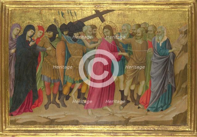 The Way to Calvary (From the Basilica of Santa Croce, Florence), c. 1324-1325. Artist: Ugolino di Nerio (ca 1280-1349)
