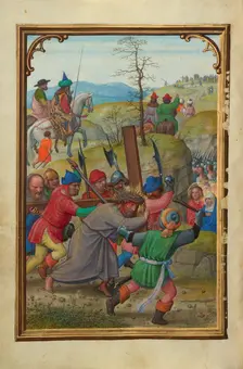 The Way to Calvary; Prayer Book of Cardinal Albrecht of Brandenburg, about 1525-1530. Creator: Simon Bening
