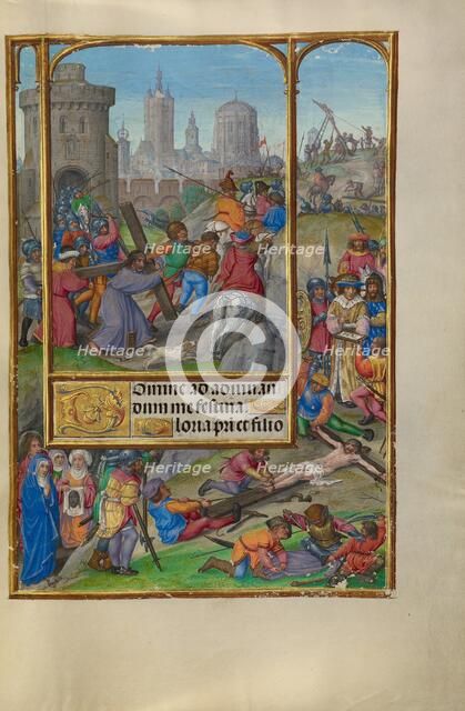 The Way to Calvary; Spinola Hours, about 1510-1520. Creator: Master of James IV of Scotland.