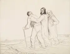 The way to Emmaus, no.2, 1914. Creator: William Strang
