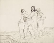 The way to Emmaus, no.2, 1914. Creator: William Strang